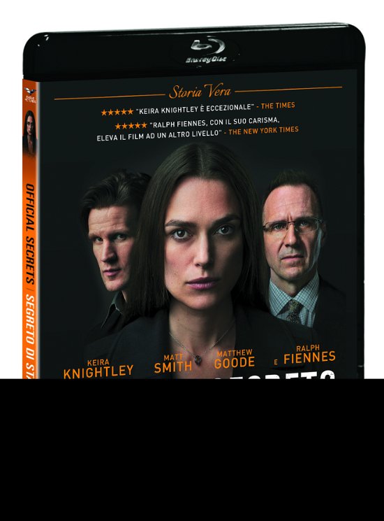 Cover for Ralph Fiennes,keira Knightley,matt Smith · Official Secrets - Segreto Di Stato (Blu-ray) (2020)