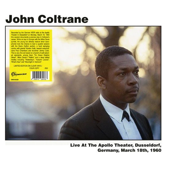 Live at the Apollo Theater Dusseldorf Germany - John Coltrane - Music - DESTINATION MOON - 8055515234763 - May 5, 2023