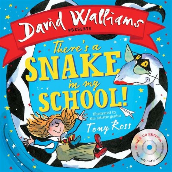Cover for David Walliams · There's a Snake in My School!: Book &amp; CD (Book) [Amazon Kindle edition] (2017)