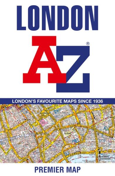 Cover for A-Z Maps · London A-Z Premier Map (Landkarten) [New 13th edition] (2023)