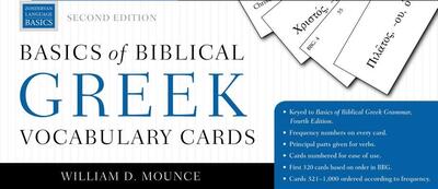 Cover for William D. Mounce · Basics of Biblical Greek Vocabulary Cards Second Edition (Cards) (2019)