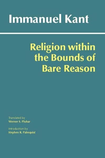 Cover for Immanuel Kant · Religion within the Bounds of Bare Reason (Paperback Book) (2009)