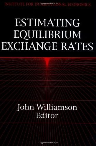 Cover for John Williamson · Estimating Equilibrium Exchange Rates (Pocketbok) (1994)