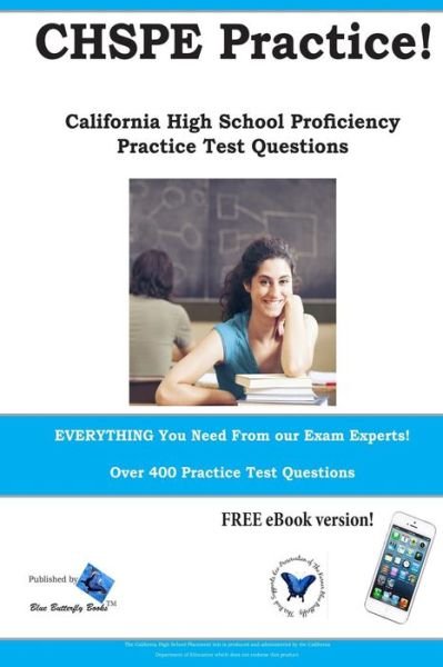 Cover for Blue Butterfly Books · Chspe Practice! California High School  Proficiency Practice Test Questions (Paperback Bog) (2014)