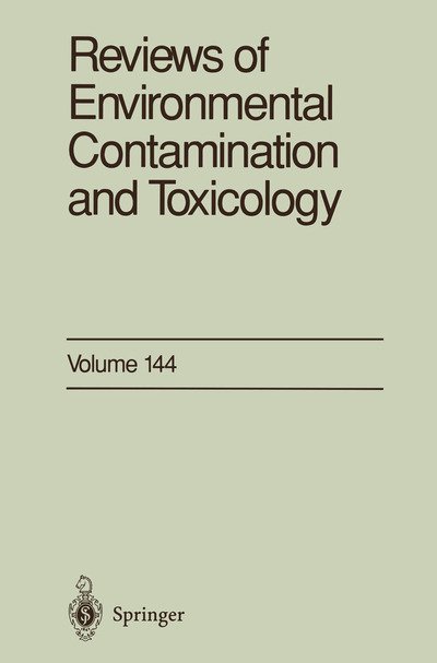 Reviews of Environmental Contamination and Toxicology: Continuation of Residue Reviews - Reviews of Environmental Contamination and Toxicology - George W. Ware - Kirjat - Springer-Verlag New York Inc. - 9781461275763 - torstai 22. syyskuuta 2011
