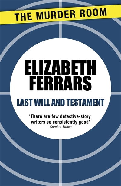 Cover for Elizabeth Ferrars · Last Will and Testament - Virginia Freer (Paperback Book) (2013)