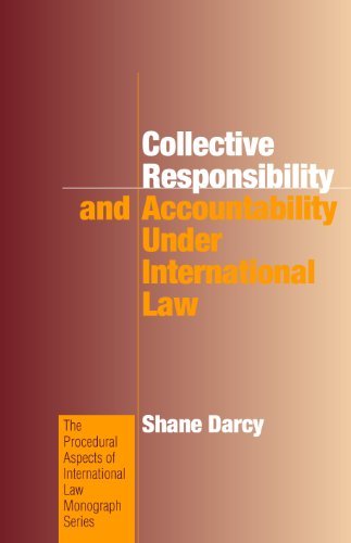 Cover for S. · Collective Responsibility and Accountability Under International Law (Procedural Aspaects of International Law Monograph Series) (Inbunden Bok) (2007)