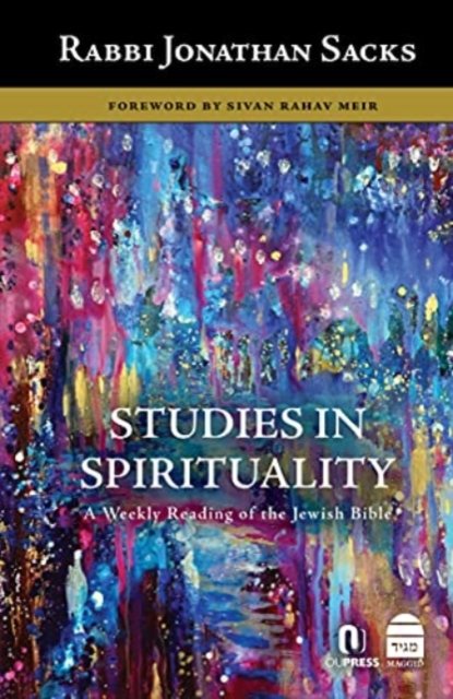 Cover for Jonathan Sacks · Studies in Spirituality (N/A) (2021)