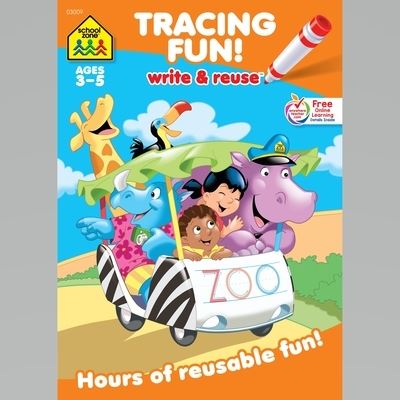 Cover for School Zone · School Zone Tracing Fun! Write &amp; Reuse (Paperback Book) (2012)