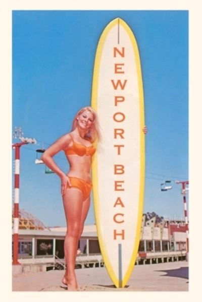 Cover for Found Image Press · Vintage Journal Surfer Girl, Newport Beach (Book) (2022)