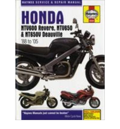 Cover for Matthew Coombs · Honda Ntv600 Revere, Ntv650 and Ntv650v Deauville Service and Repair Manual: 1988 to 2005 - Haynes Service and Repair Manuals (Hardcover Book) [4 Rev edition] (2006)