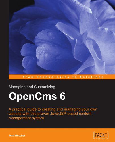 Cover for Matt Butcher · Managing and Customizing OpenCms 6 Websites (Paperback Book) (2006)