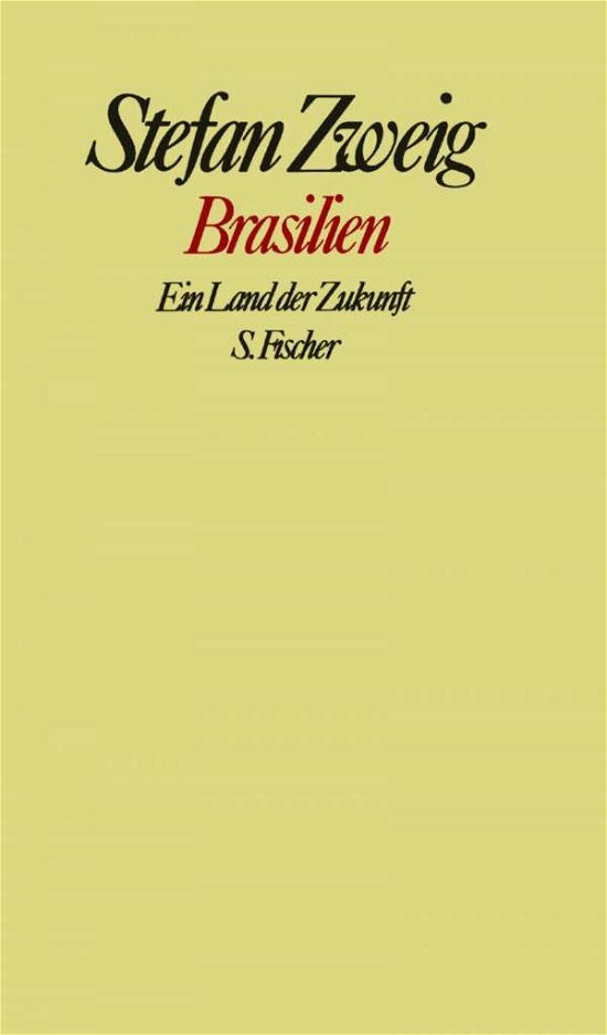 Cover for S. Zweig · Brasilien (Buch)