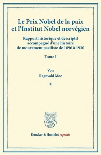 Cover for Moe · Le Prix Nobel de la paix et l'Insti (Bog)