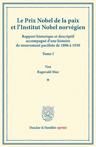 Cover for Moe · Le Prix Nobel de la paix et l'Insti (Bog)