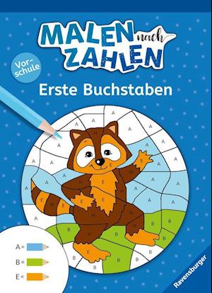 Cover for Kirstin Jebautzke · Malen nach Zahlen, Vorschule: Erste Buchstaben (Zabawki) (2022)