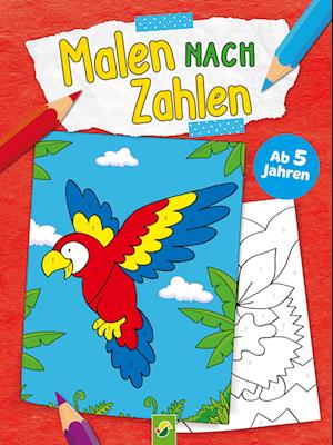 Cover for Schwager und Steinlein · Malen nach Zahlen für Kinder ab 5 Jahren (Paperback Book) (2022)