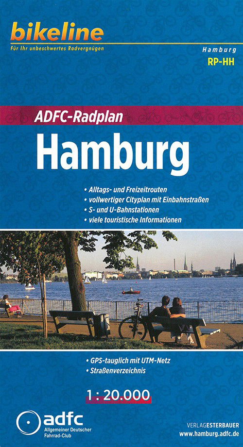 Cover for Esterbauer · Hamburg, ADFC-Radplan, Bikeline (Print) (2018)