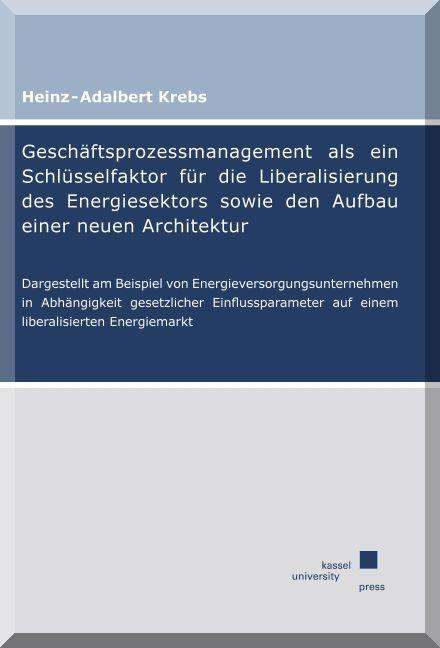 Cover for Krebs · Geschäftsprozessmanagement als ei (Book)