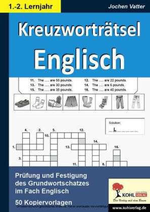 Cover for Jochen Vatter · Vatter:kreuzwortrÃ¤tsel Englisch - 1.-2. (Book)