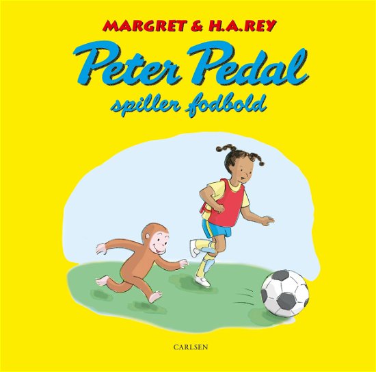 Cover for Margret og H.A. Rey · Peter Pedal spiller fodbold (Innbunden bok) [1. utgave] (2017)