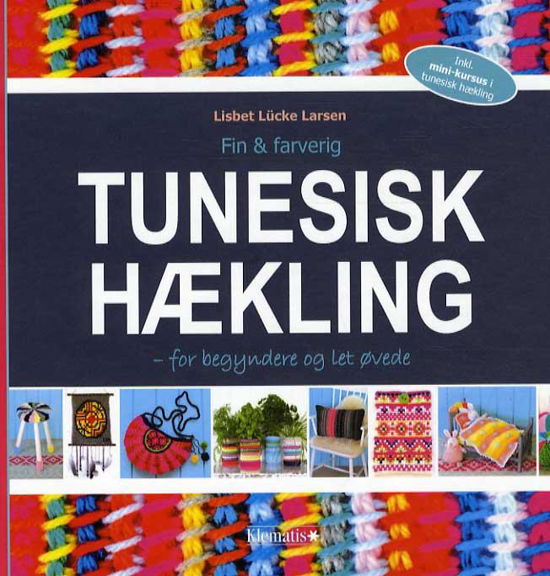 Cover for Lisbet Lücke Larsen · Fin &amp; farverig TUNESISK HÆKLING - for begyndere og let øvede (Innbunden bok) [1. utgave] (2016)