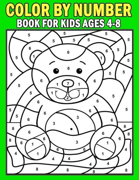 Cover for Mark · Color By Number Book For Kids Ages 4-8: Large Print Birds, Flowers, Animals and Pretty Patterns (Color by Number Activity book) (Paperback Bog) (2021)