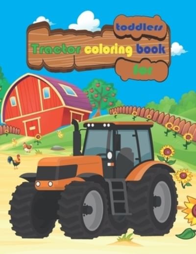 Cover for Coloring Book · Tractor coloring book for toddlers (Paperback Book) (2020)