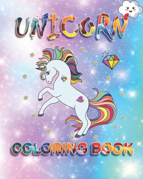 Cover for MIM Coloring · Unicorn Coloring Book. (Paperback Book) (2020)