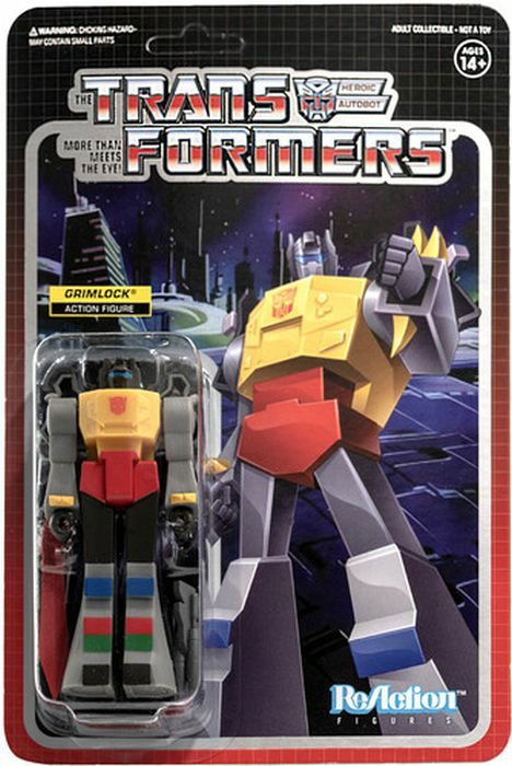 Transformers Reaction Figures Wave 2 - Grimlock - Transformers Reaction Figures Wave 2 - Grimlock - Merchandise - SUPER 7 - 0840049806764 - April 6, 2020