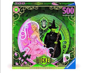 Cover for Ravensburger: Puzzle 500 Pz Round · Wicked (MERCH) (2025)