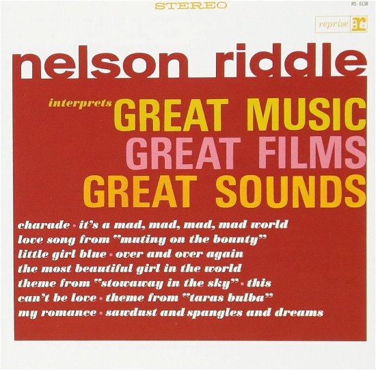 Cover for Nelson Riddle · Interprets Great Music Great Films Great Sounds (CD) (2017)