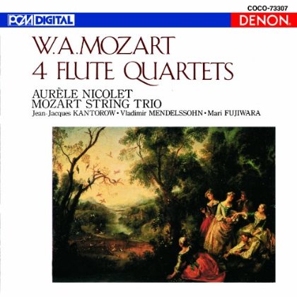 Cover for Aurele Nicolet · Mozart: 4 Flute Quartets (CD) (2012)