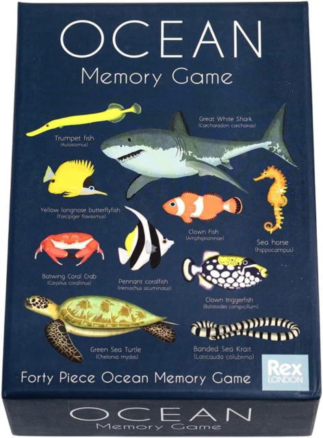 Cover for Memory · Ocean memory game (40 pieces) (Pocketbok) (2023)