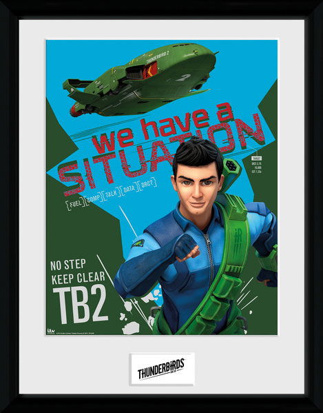 Cover for Thunderbirds Are Go · Thunderbirds Are Go - Thunderbird 2 (Stampa In Cornice 30x40cm) (Toys)