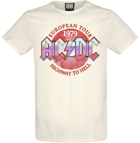 Ac/Dc Vintage 79 Amplified Vintage White X Large T Shirt - AC/DC - Fanituote - AMPLIFIED - 5054488494764 - 