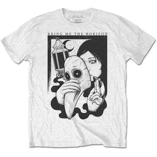 Cover for Bring Me The Horizon · Bring Me The Horizon Unisex Tee: Plague (Bekleidung) [size S] [White - Unisex edition]