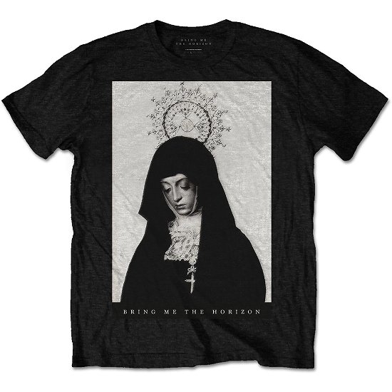 Bring Me The Horizon Unisex T-Shirt: Nun - Bring Me The Horizon - Produtos - Bravado - 5055979971764 - 12 de dezembro de 2016