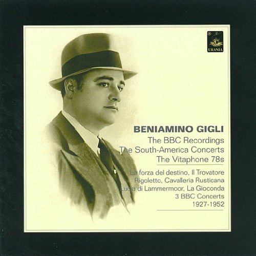 Beniamino Gigli: Bbc Recordings / Various - Beniamino Gigli: Bbc Recordings / Various - Musik - URA - 8025726223764 - 21. Juli 2009