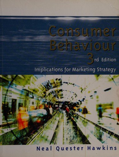 Cover for Neal · Consumer Behaviour W/cd 3e (Pocketbok) (2001)