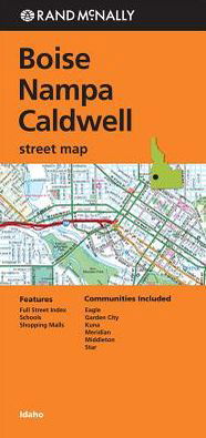 Rand Mcnally Folded Map: Boise, Nampa and Caldwell Street Map - Rand Mcnally - Książki - Rand McNally - 9780528008764 - 4 marca 2019