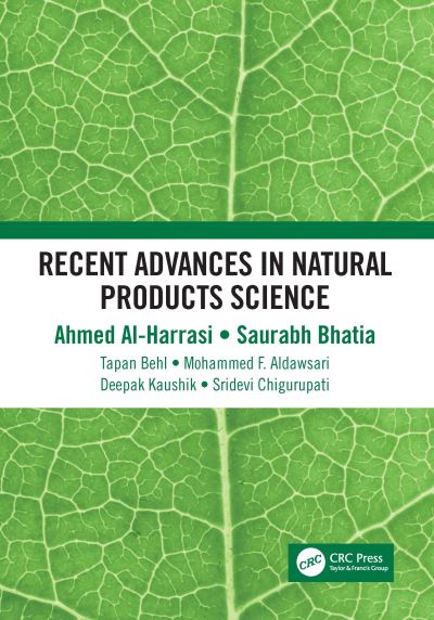 Cover for Ahmed Al-Harrasi · Recent Advances in Natural Products Science (Hardcover Book) (2022)