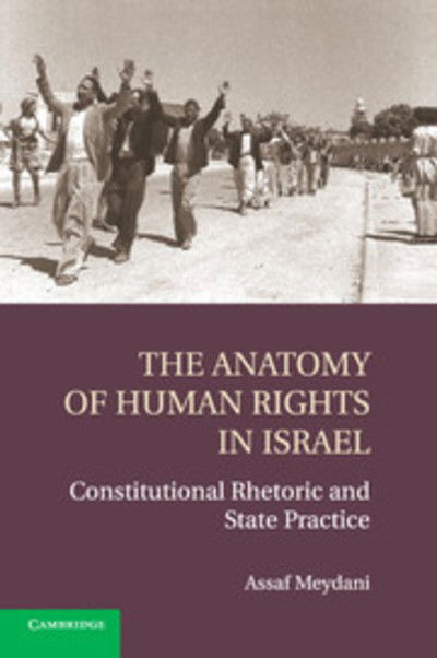 Cover for Assaf Meydani · The Anatomy of Human Rights in Israel: Constitutional Rhetoric and State Practice (Taschenbuch) (2016)