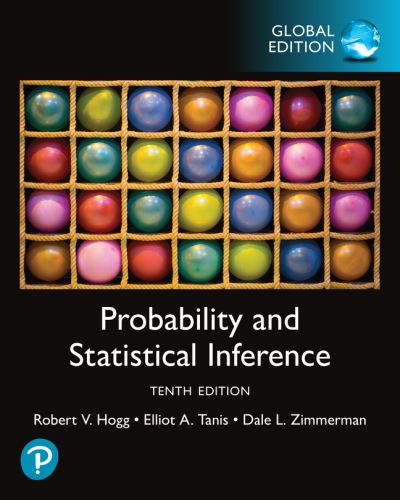 Cover for Robert Hogg · Probability and Statistical Inference, Global Edition (Paperback Book) (2024)