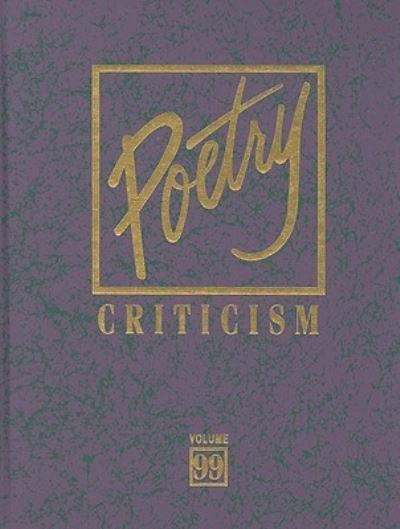 Cover for Michelle Lee · Poetry Criticism (Hardcover Book) (2009)