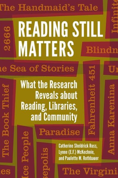 Cover for Catherine Sheldrick Ross · Reading Still Matters: What the Research Reveals about Reading, Libraries, and Community (Taschenbuch) (2018)