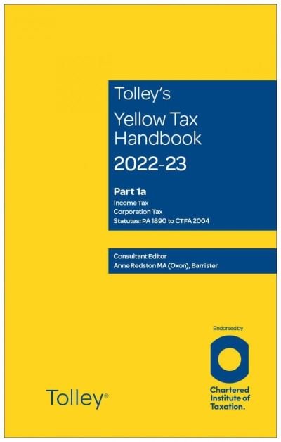 Cover for Tolley's Yellow Tax Handbook 2022-23 (Paperback Book) (2022)