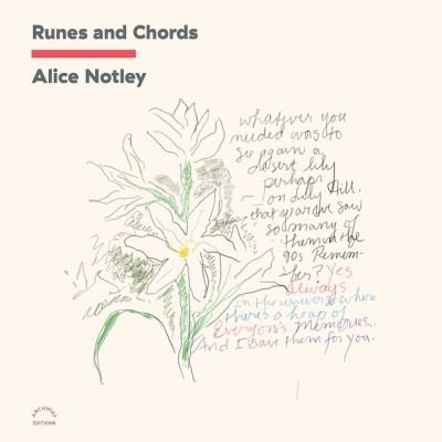 Cover for Alice Notley · Runes And Chords (Paperback Book) (2023)