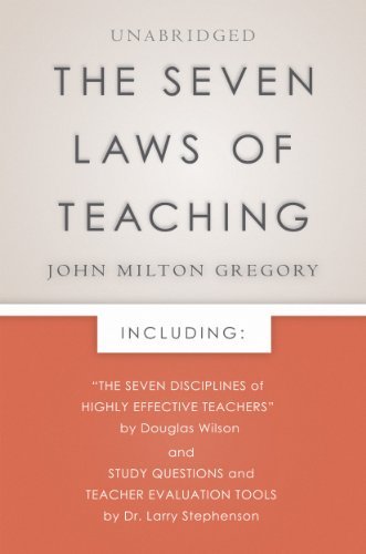 Cover for John Milton Gregory · The Seven Laws of Teaching (Paperback Book) [1886 Reprint edition] (2014)