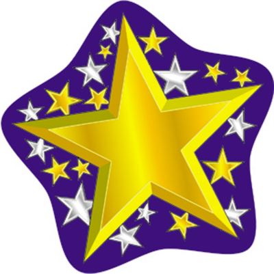 Gold and Silver Stars Cut-Outs - Carson-Dellosa Publishing - Livres - CARSON DELLOSA EDUCATION - 9781594417764 - 21 mars 2002